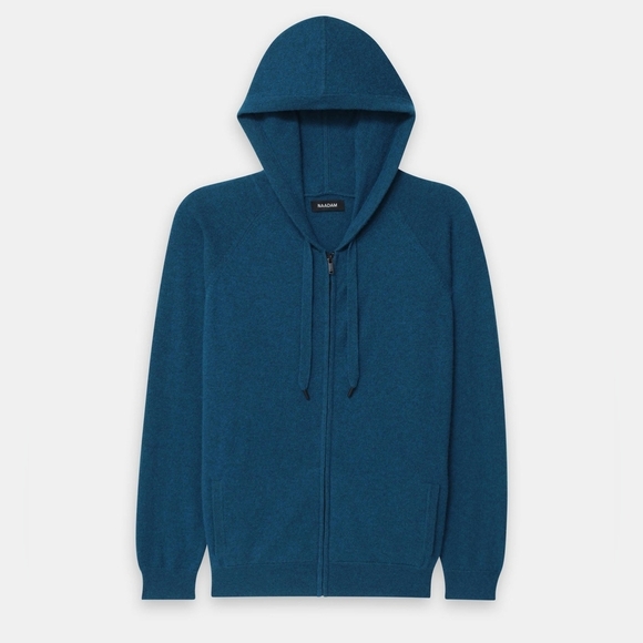 NAADAM Signature Cashmere Zip-Up Hoodie Size XS - Picture 11 of 14